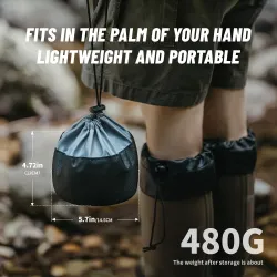 Réchaud à gaz pliable compact NATUREHIKE pour camping et pique-nique